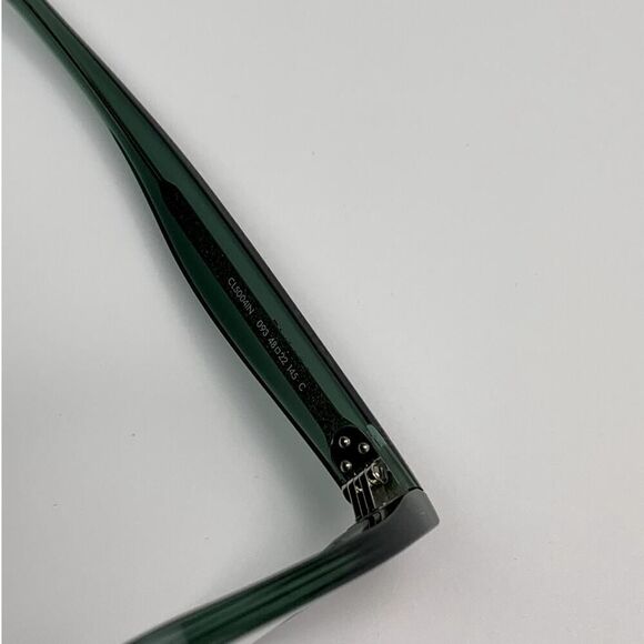 NEW Celine Eyeglasses CL5004IN 48093 Square Transparent Teal Unisex Authentic - Picture 6 of 10